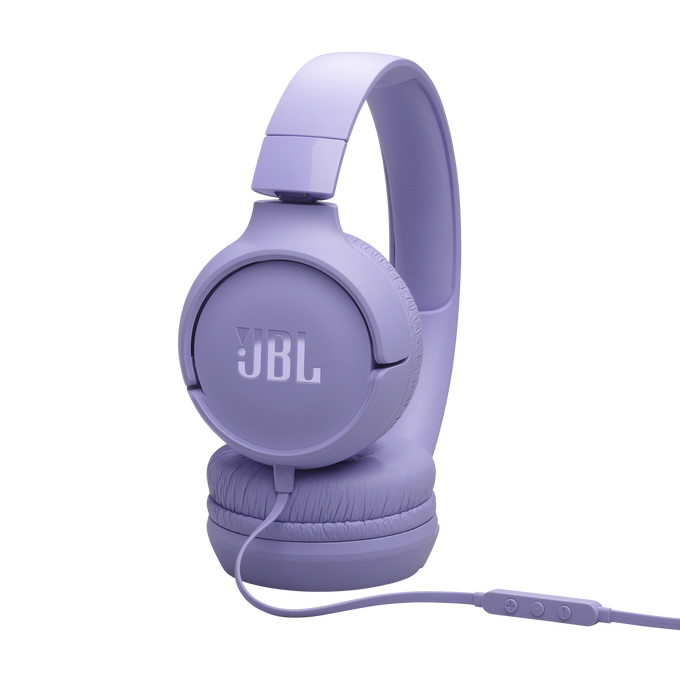 JBL Tune 520C USB-C - Purple - Hi-Res wired on-ear headphones - Detailshot 2 image number null